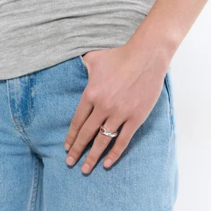 Irregular stone ring