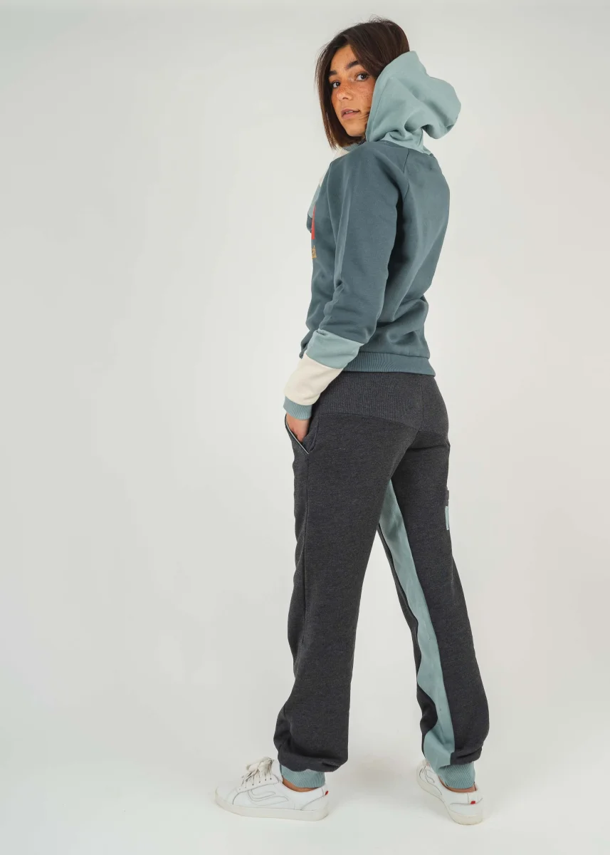 Jogginghose SUNDAG Anthracite/SilverBlue – Bild 7