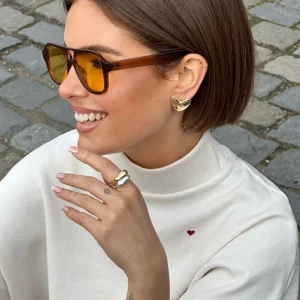 organischer Ring small gold